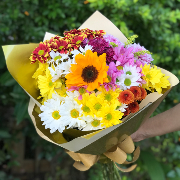 buquê de flores do campo