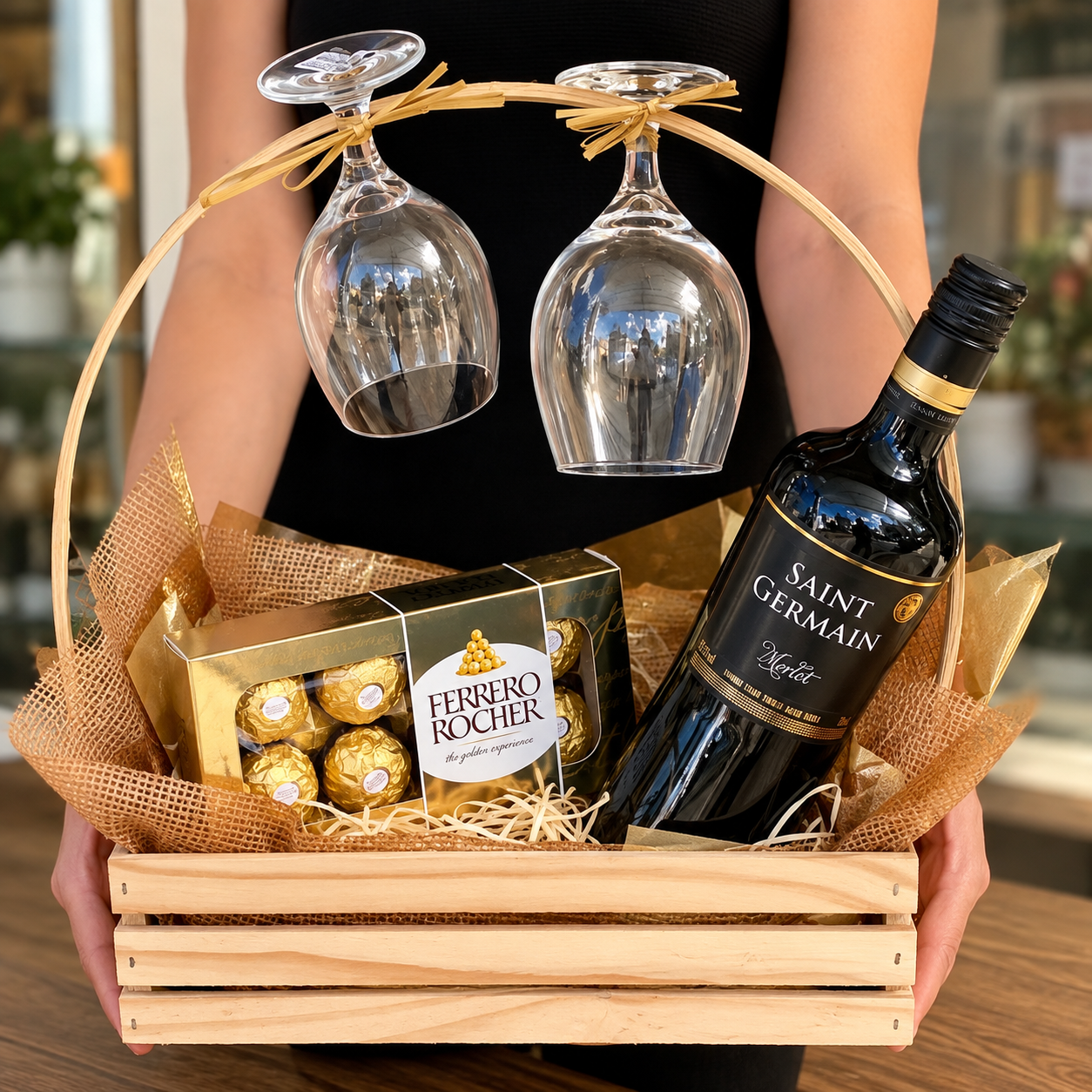 Vinho Nacional e Bombons