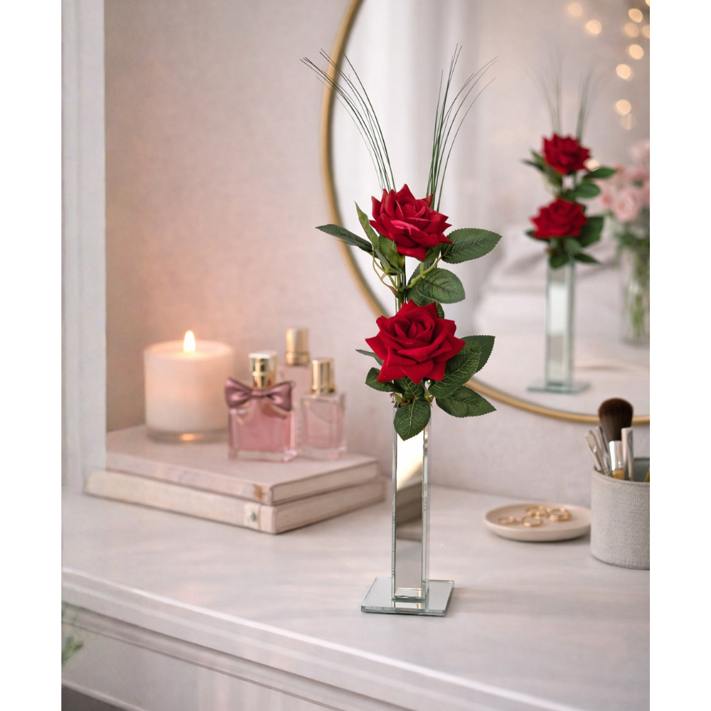 Arranjo Duo de Rosas permanentes